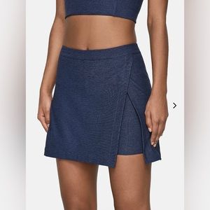 Navy Court Skort